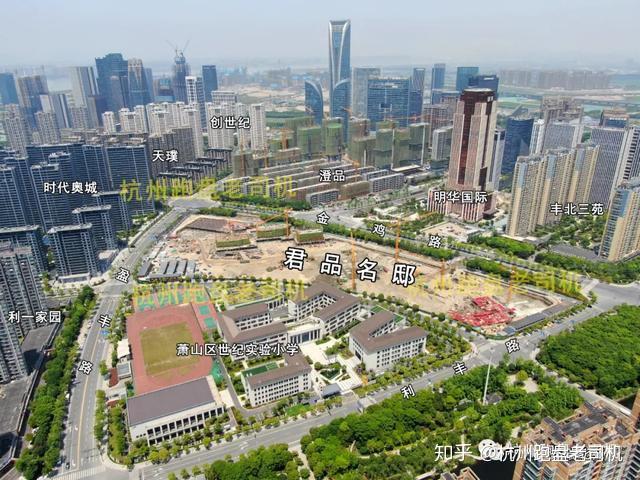 奥体钱江世纪城全景图板块内热门楼盘航拍老司机百宝箱