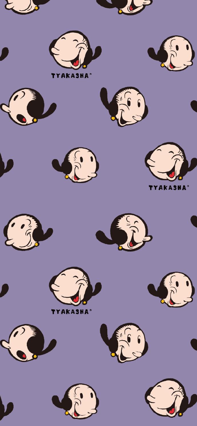 大力水手卡通壁纸点赞好运