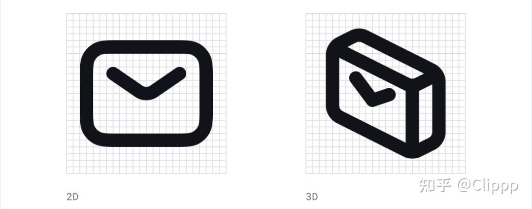 除了扁平的2d风格图标外,也可以考虑使用3d风格的图标样式,让图标的
