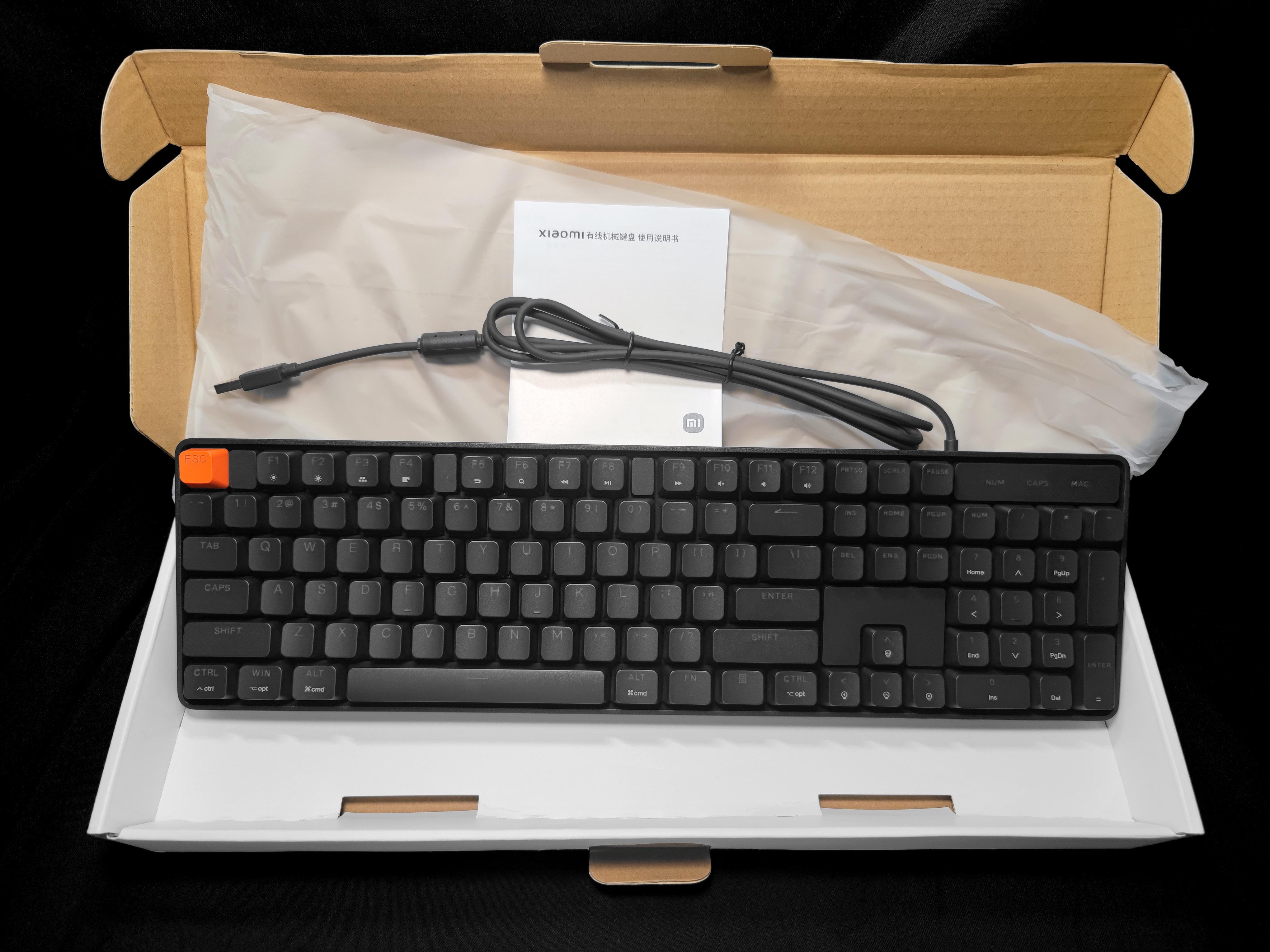 小米有线机械键盘体验:百元入门104全键,双系统兼容双轴可选 - 知乎