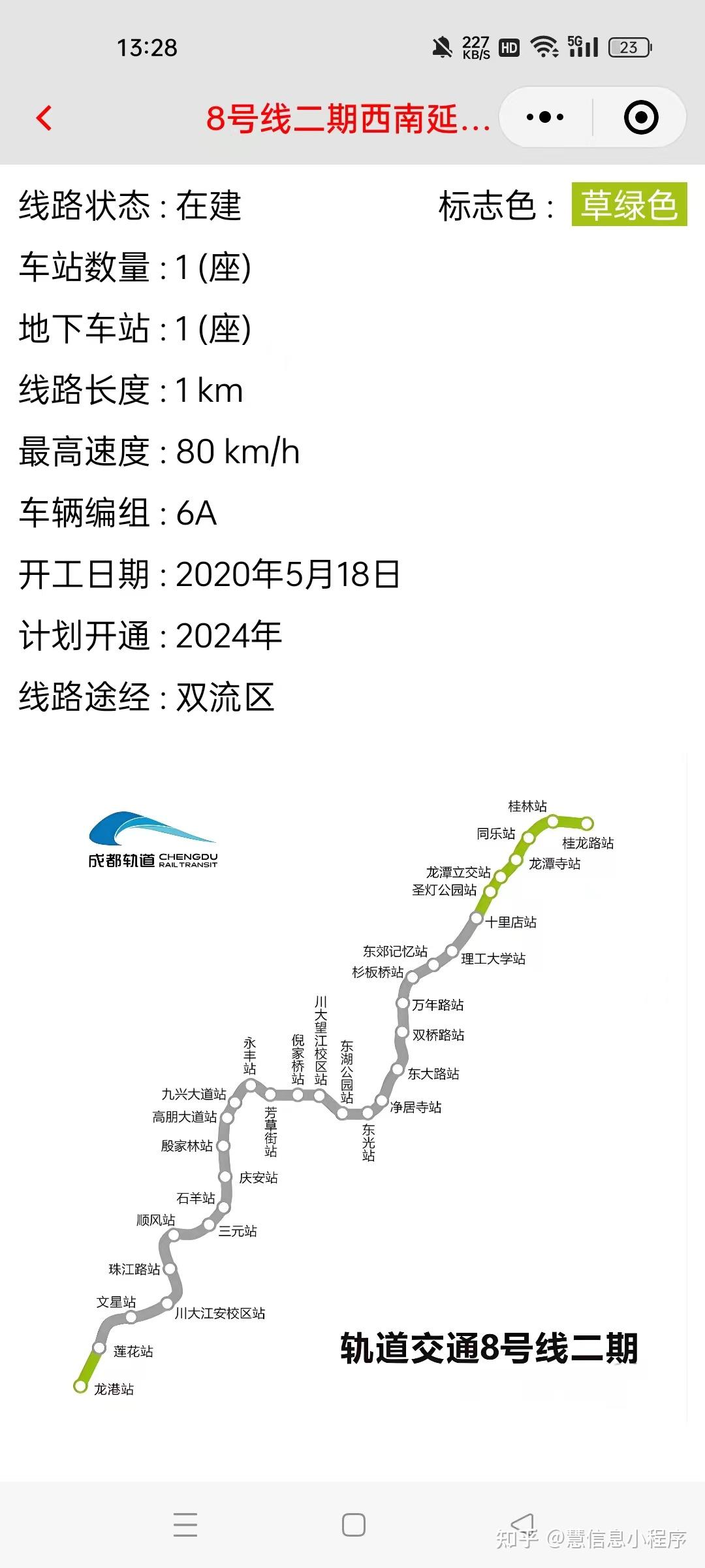 成都地铁8号线二期西南延伸段最新进度