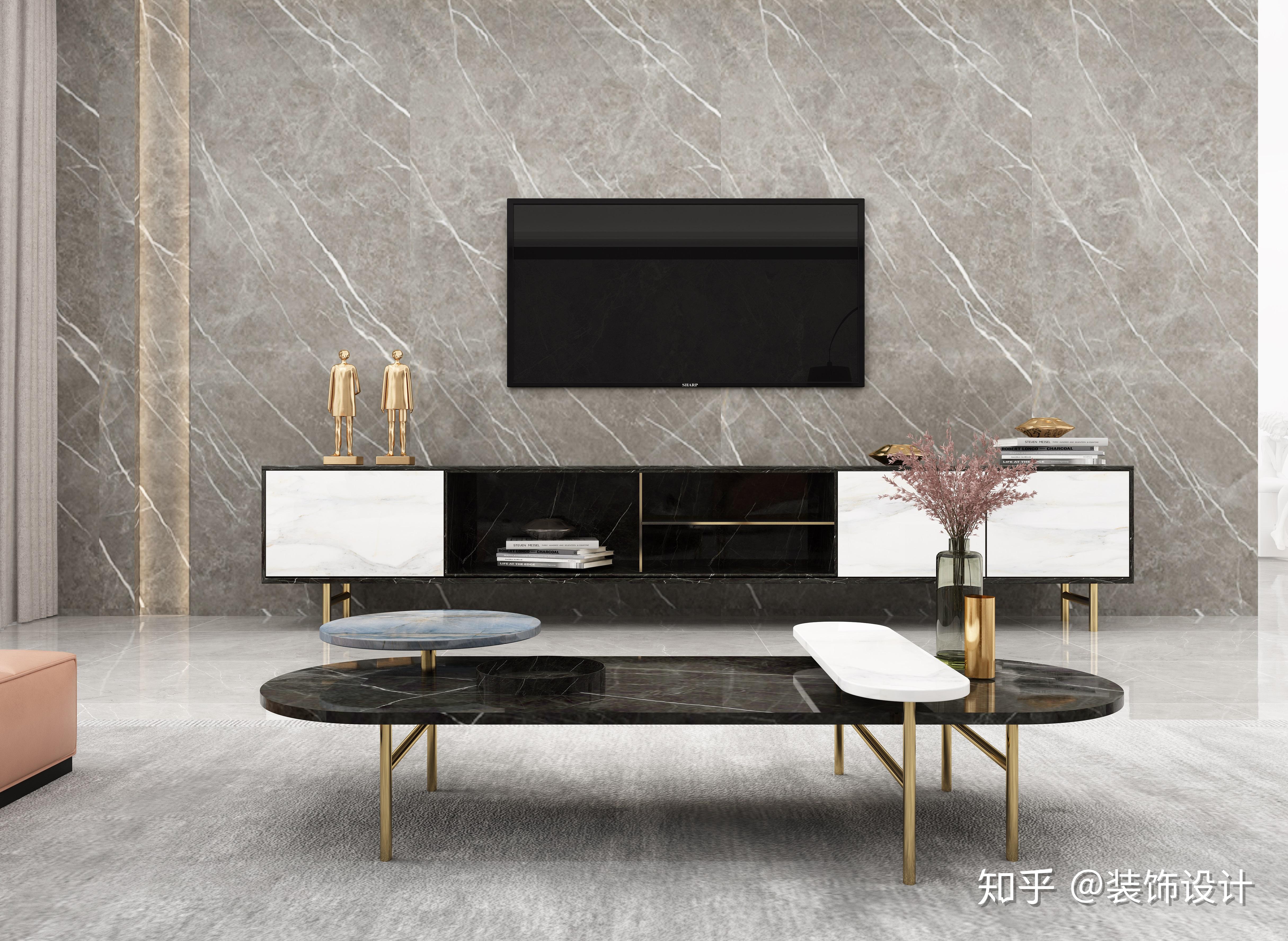 这样的高级灰 轻奢的岩板家居,难道不值得你爱吗? - 知乎