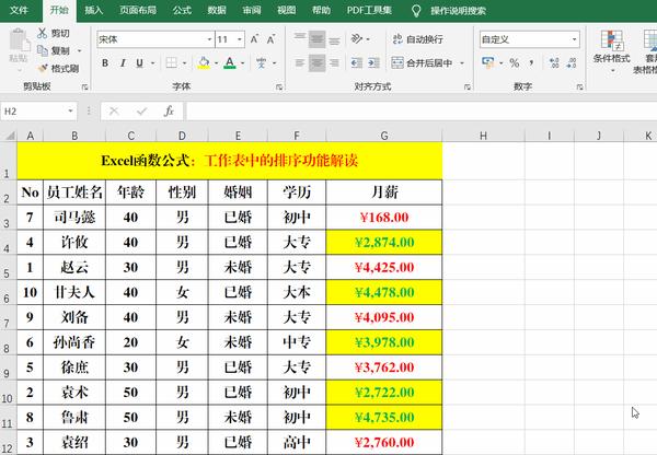 excel工作表中的排序,你真的掌握吗?10张动图带你了解 知乎