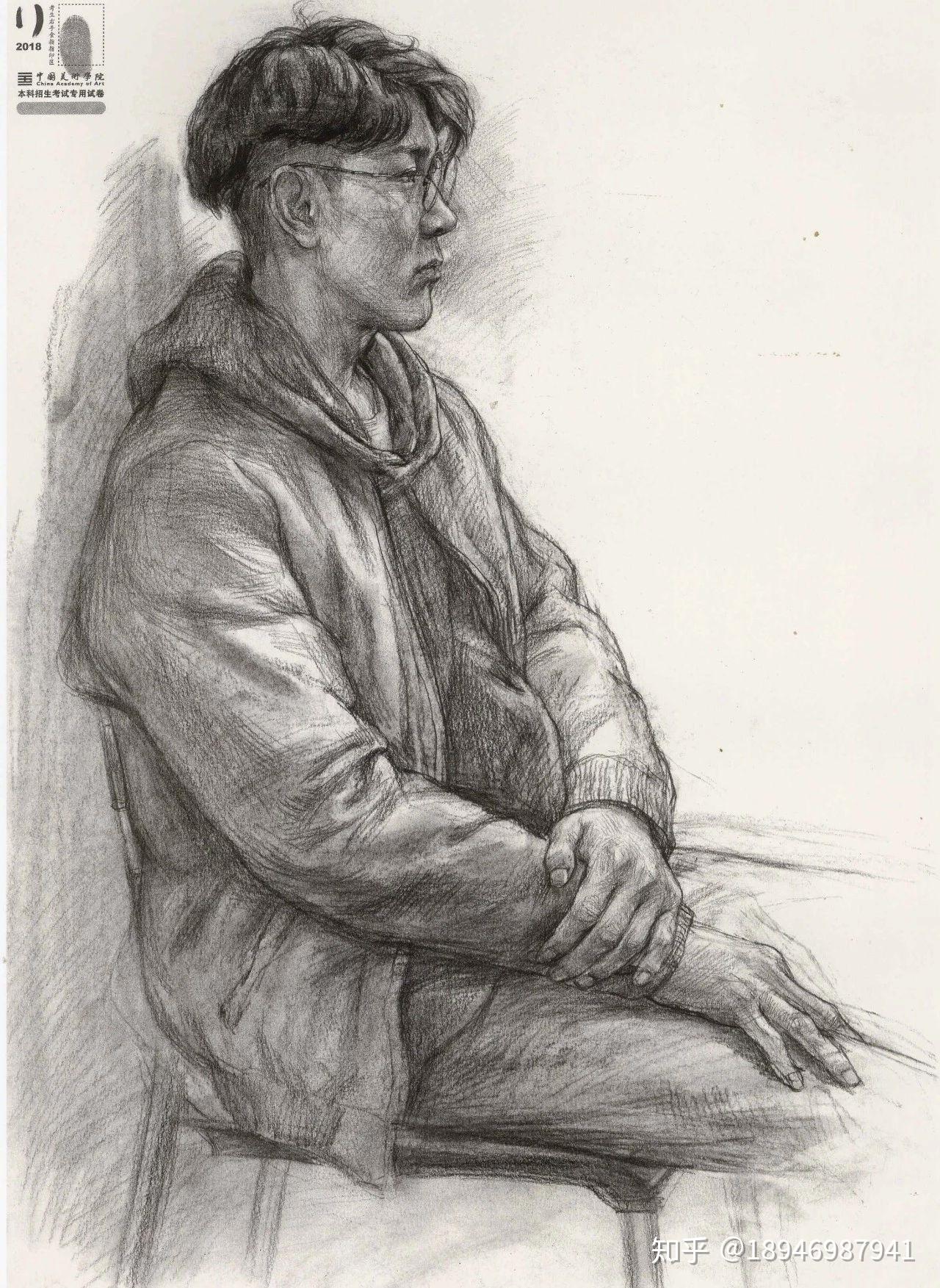 中国美院往年高分卷素描篇