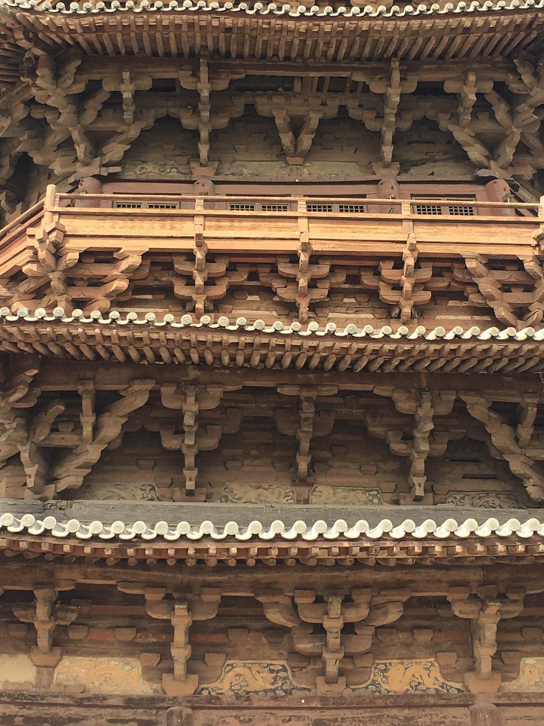 晋北行七应县木塔中国建筑史上的伟大奇迹