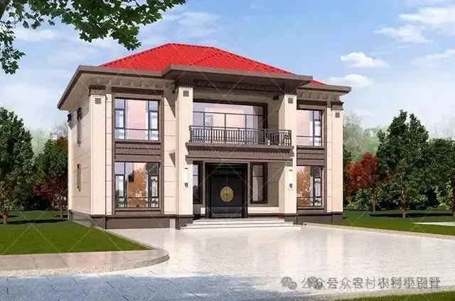 28款二层新中式别墅，清贵典雅，美墅如画新中式农村自建房别墅 - 知乎