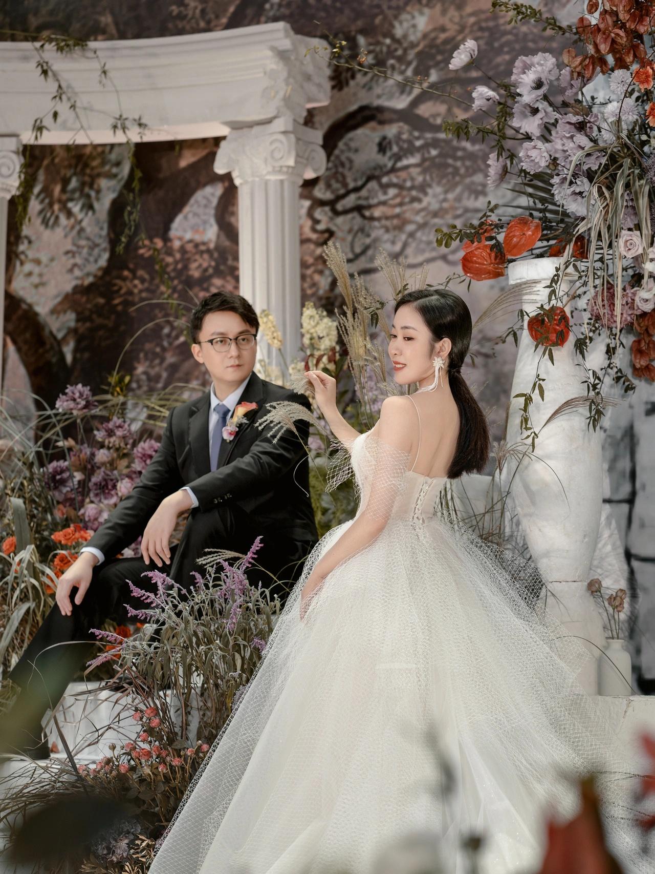 分婚礼成都法式莫奈花园路易城堡婚礼现场实拍