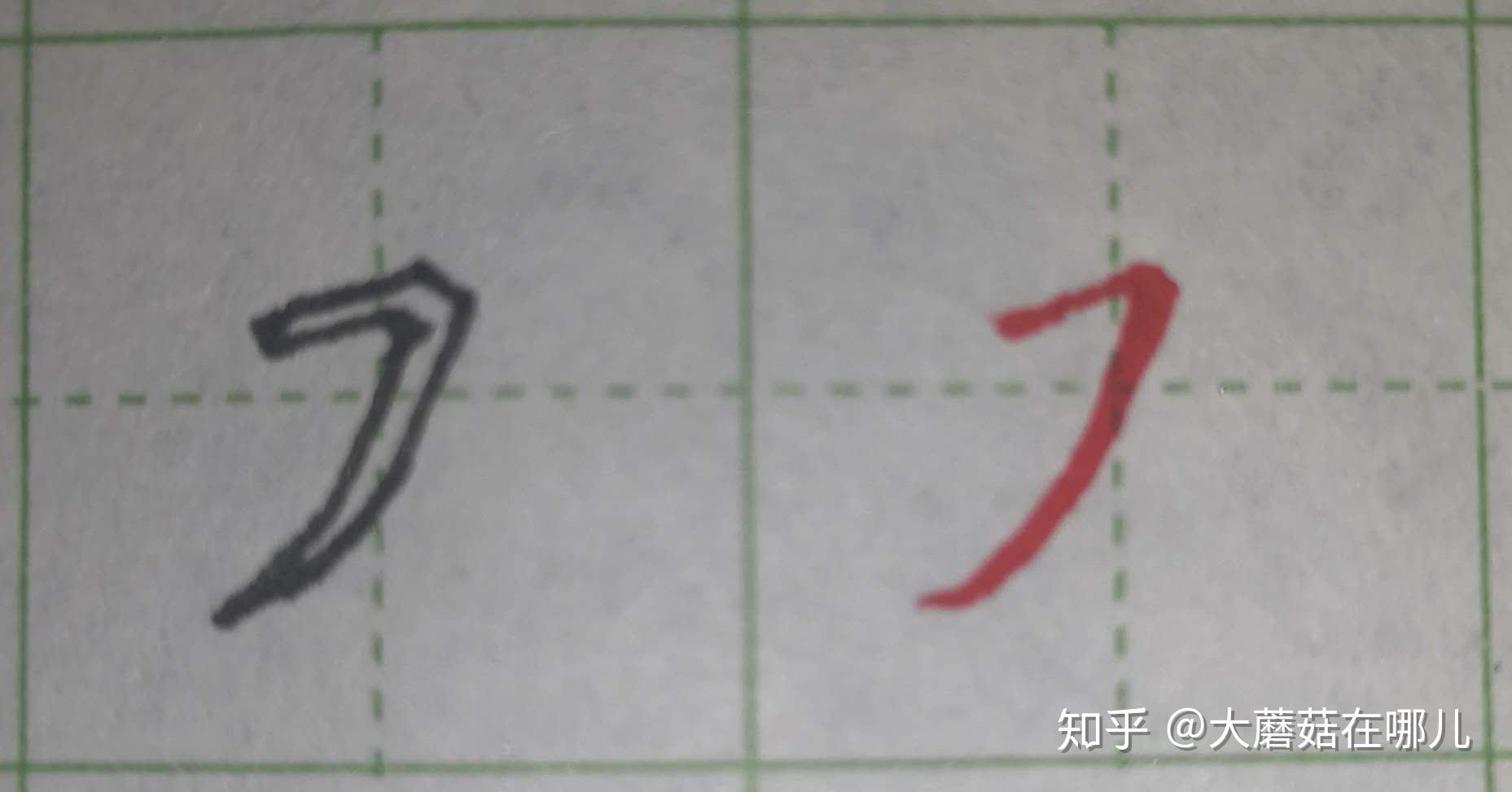 硬笔笔画练习之撇画 - 知乎