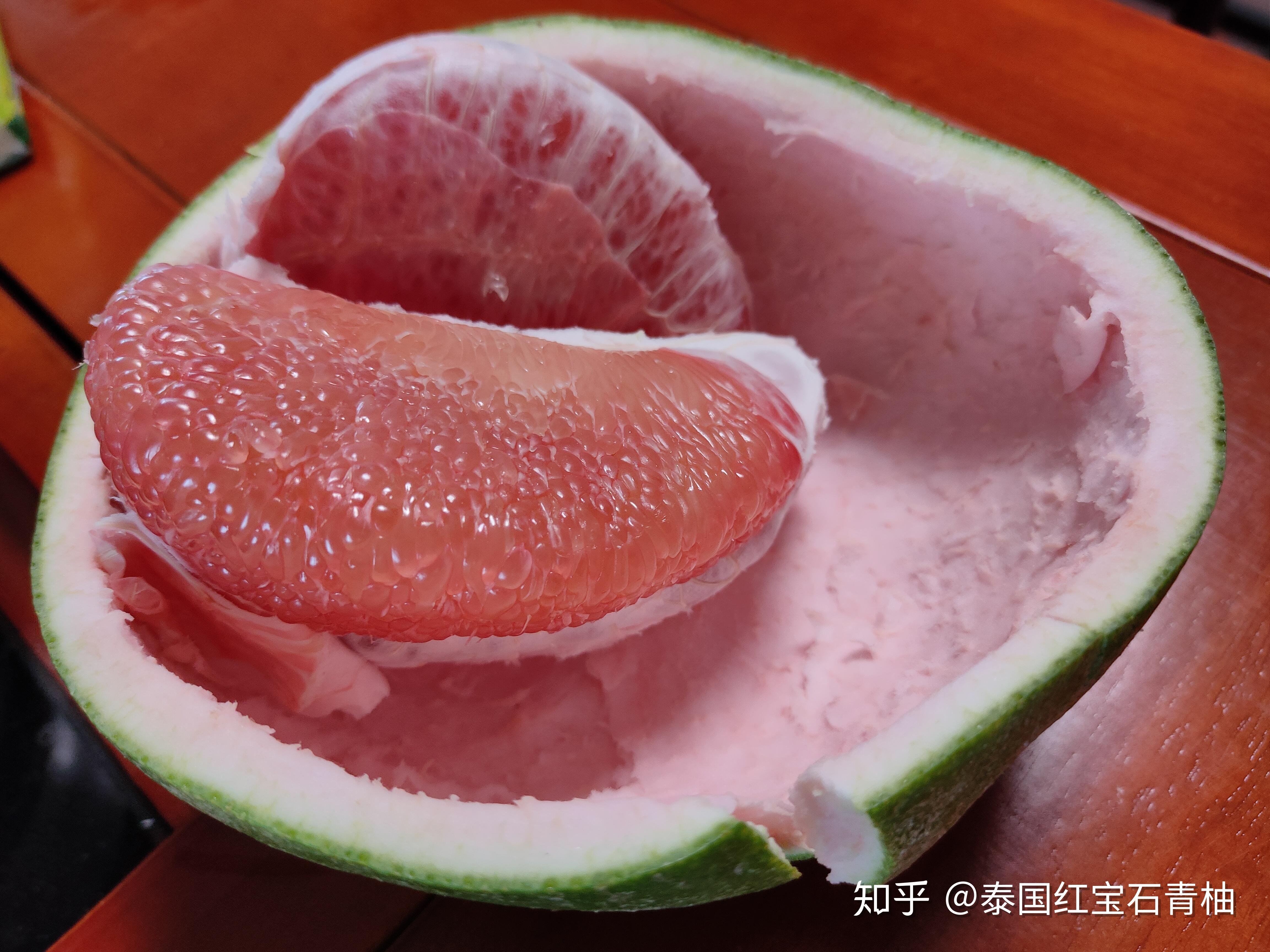 泰国红宝石青柚口感图片