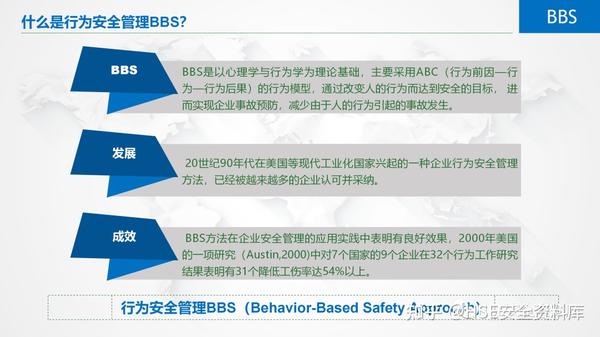 PPT | 【课件】行为安全管理(BBS)(58页) - 知乎
