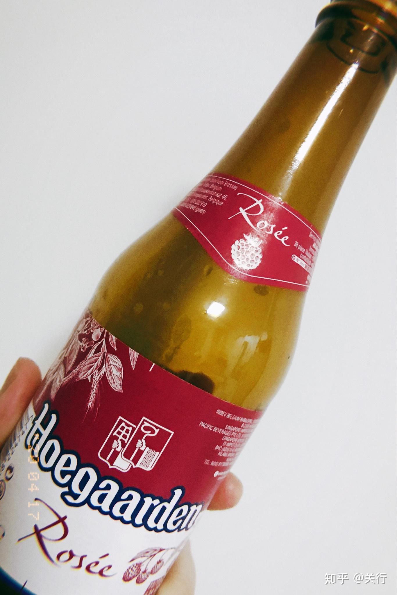 多国进口啤酒初试hoegaardrm福佳玫瑰啤酒