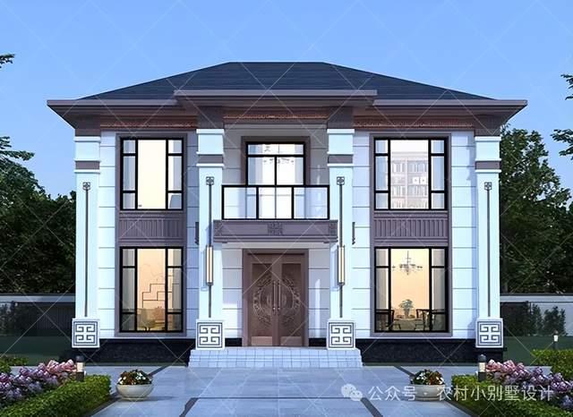 30款带阁楼二层新中式自建房别墅，2025回乡建房首选别墅效果图 - 知乎