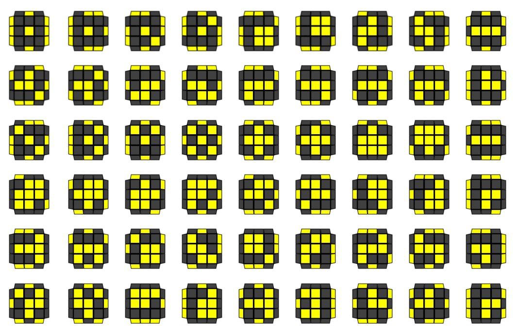 魔方进阶cfop之oll学习顺序
