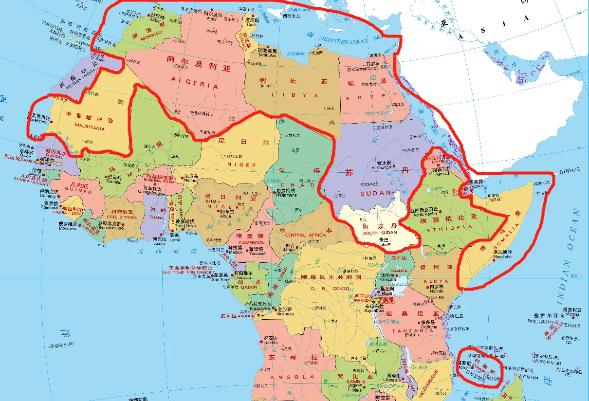 图文解读阿拉伯地区,高清地图可收藏 - 知乎