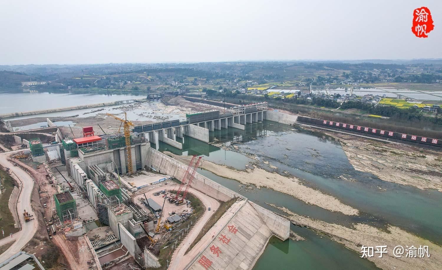 潼南双江航电枢纽:成渝双城经济圈的战略项目,目前已接近完工