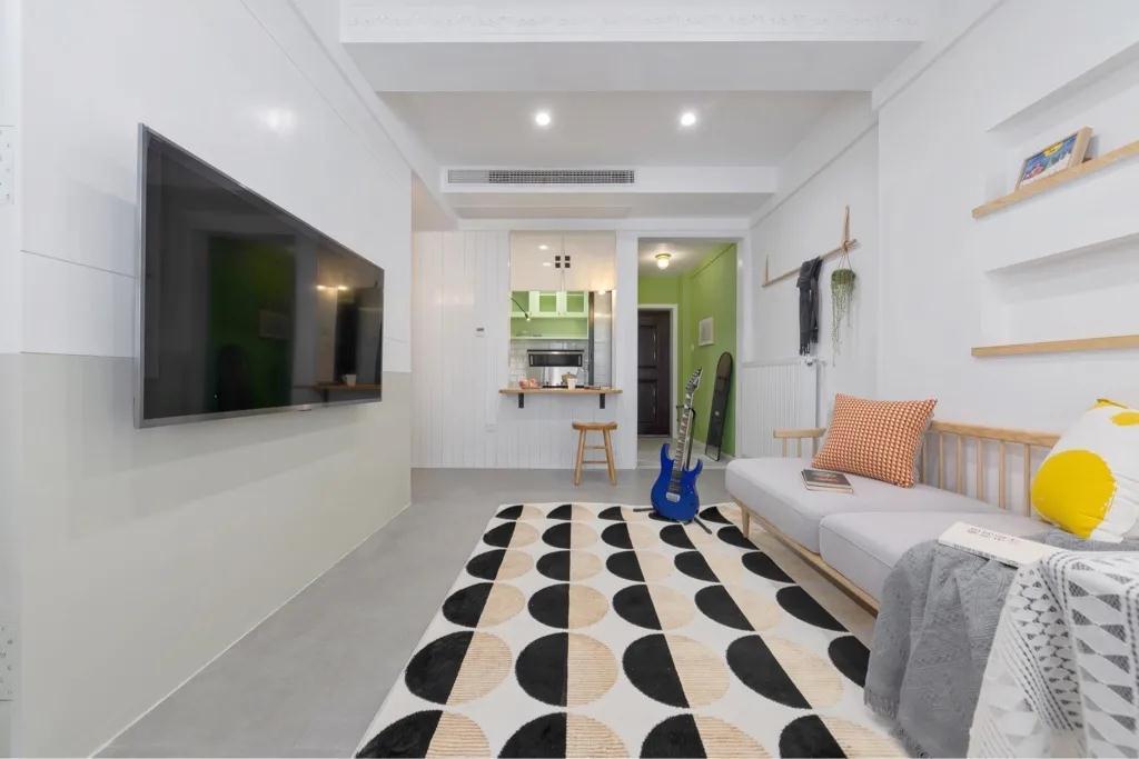 装修案例套内45㎡旧房改造室内装修