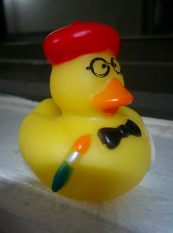 有哪些含有橡皮鸭的著名图片?