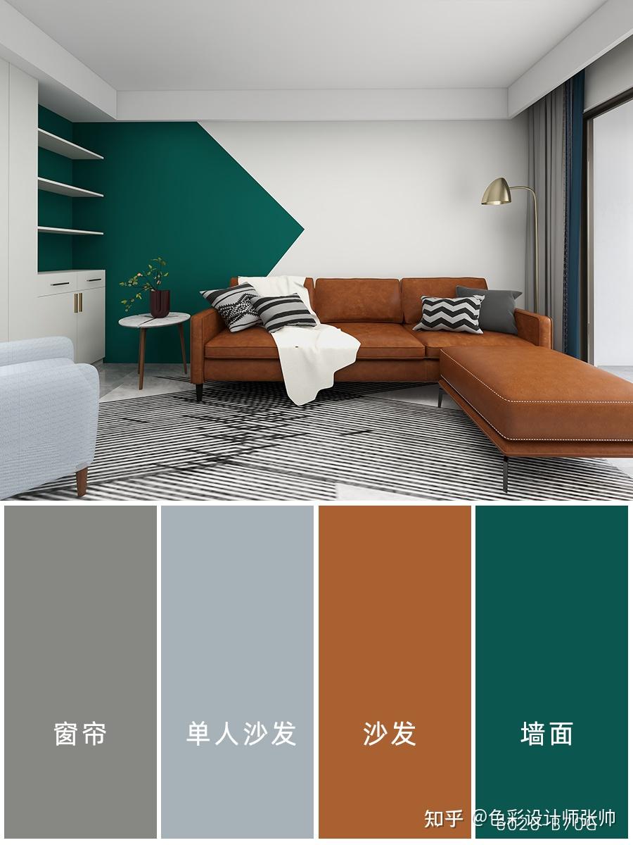 家居配色案例:温馨复古的深色系 - 知乎