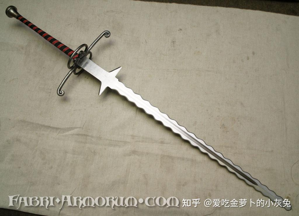 毫无疑问,照习惯译为焰形剑即可.