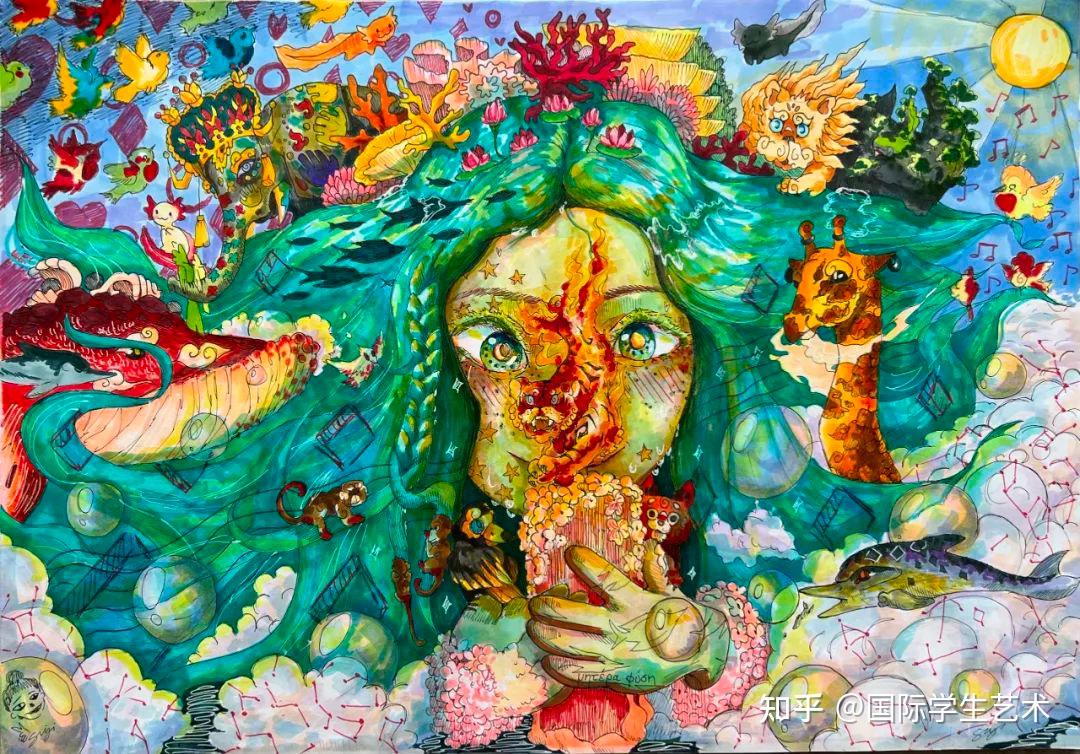 首届意中国际青少年美术大赛作品展即将在上海胡问遂艺术馆展出