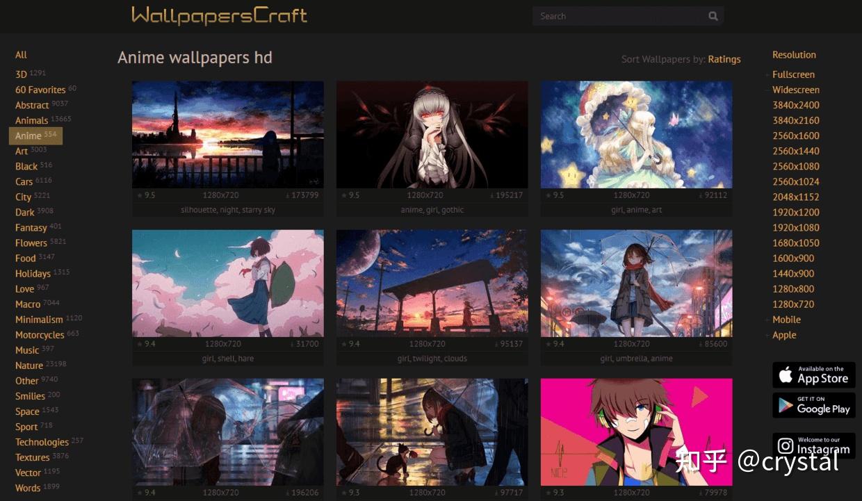 精选8个高清二次元动漫壁纸网站推荐