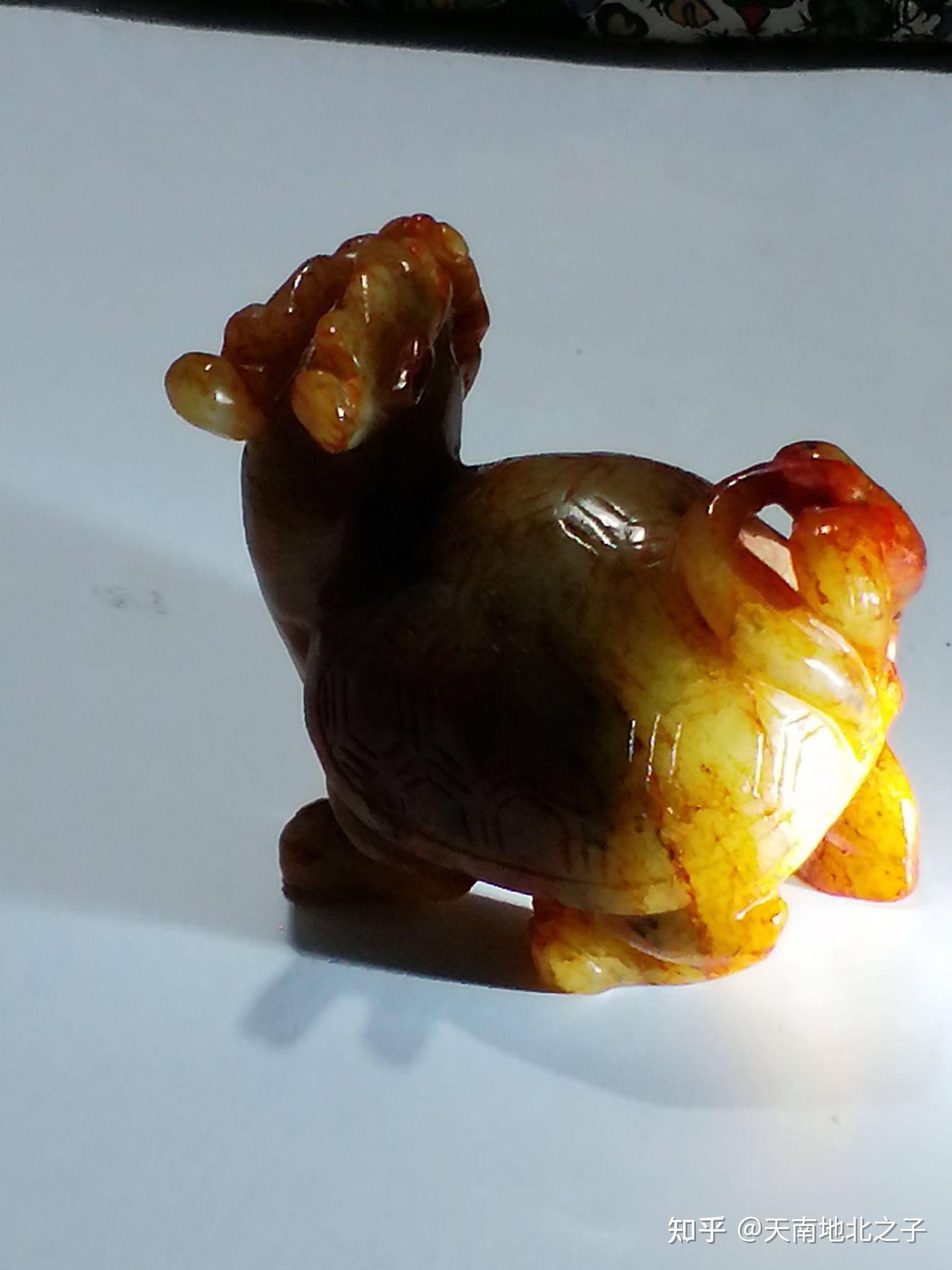 我的收藏(十二)和田玉雕 神龟