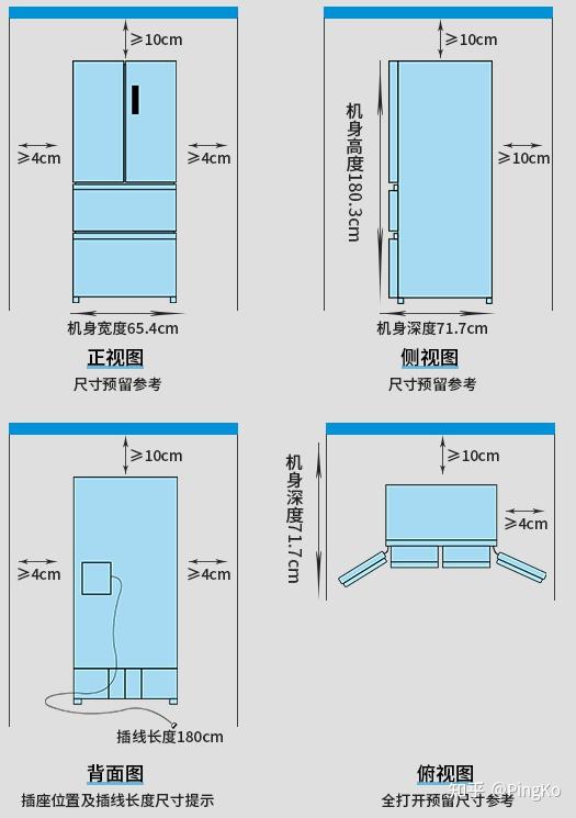 户型图上冰箱的标志图片