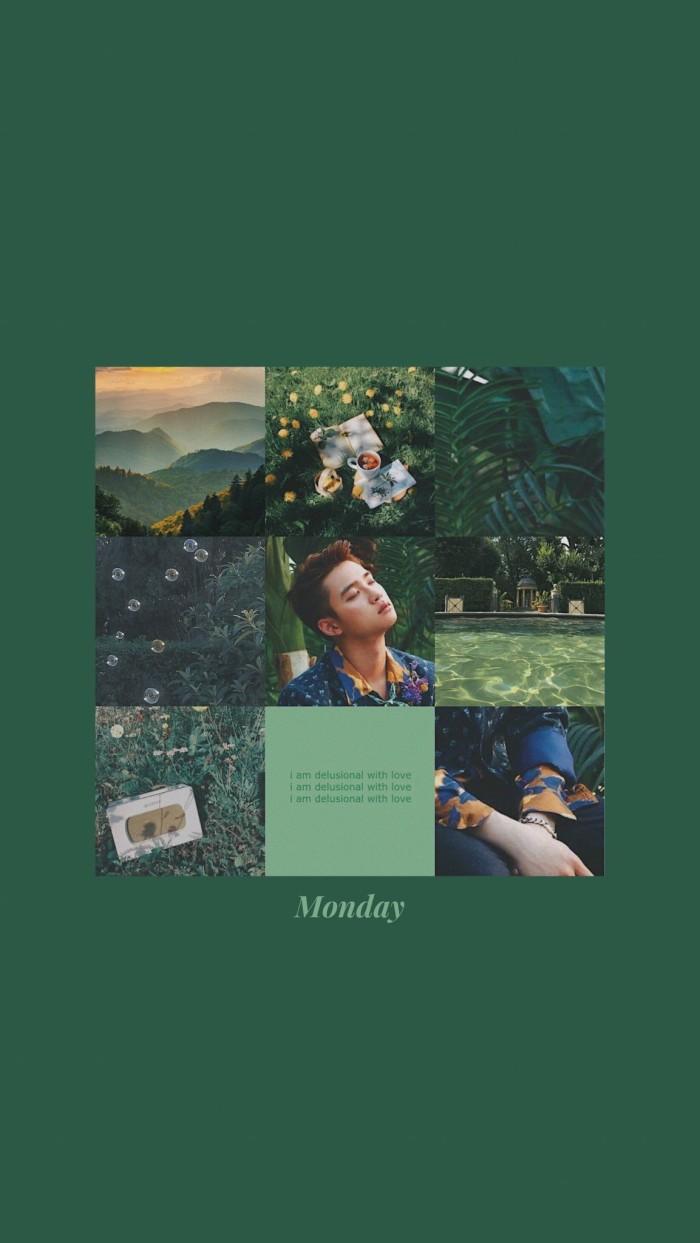 极富美感的绿色系壁纸(无水印)(绿色壁纸唯美可爱)