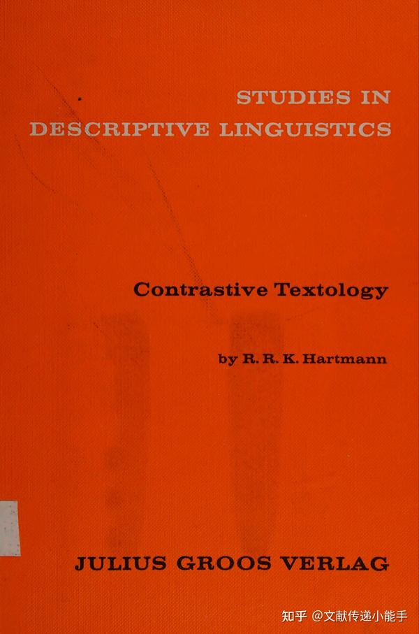 Contrastive Textology comparative Discourse Analysis In Applied 
