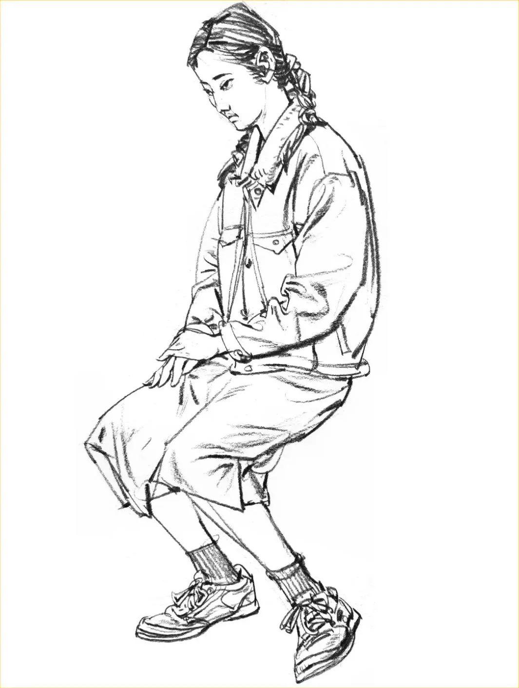 人物速写速写到底是线描好还是线面好到底哪种画法更能拿到高分