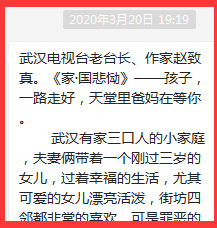 趙致真我沒有寫過家國悲慟