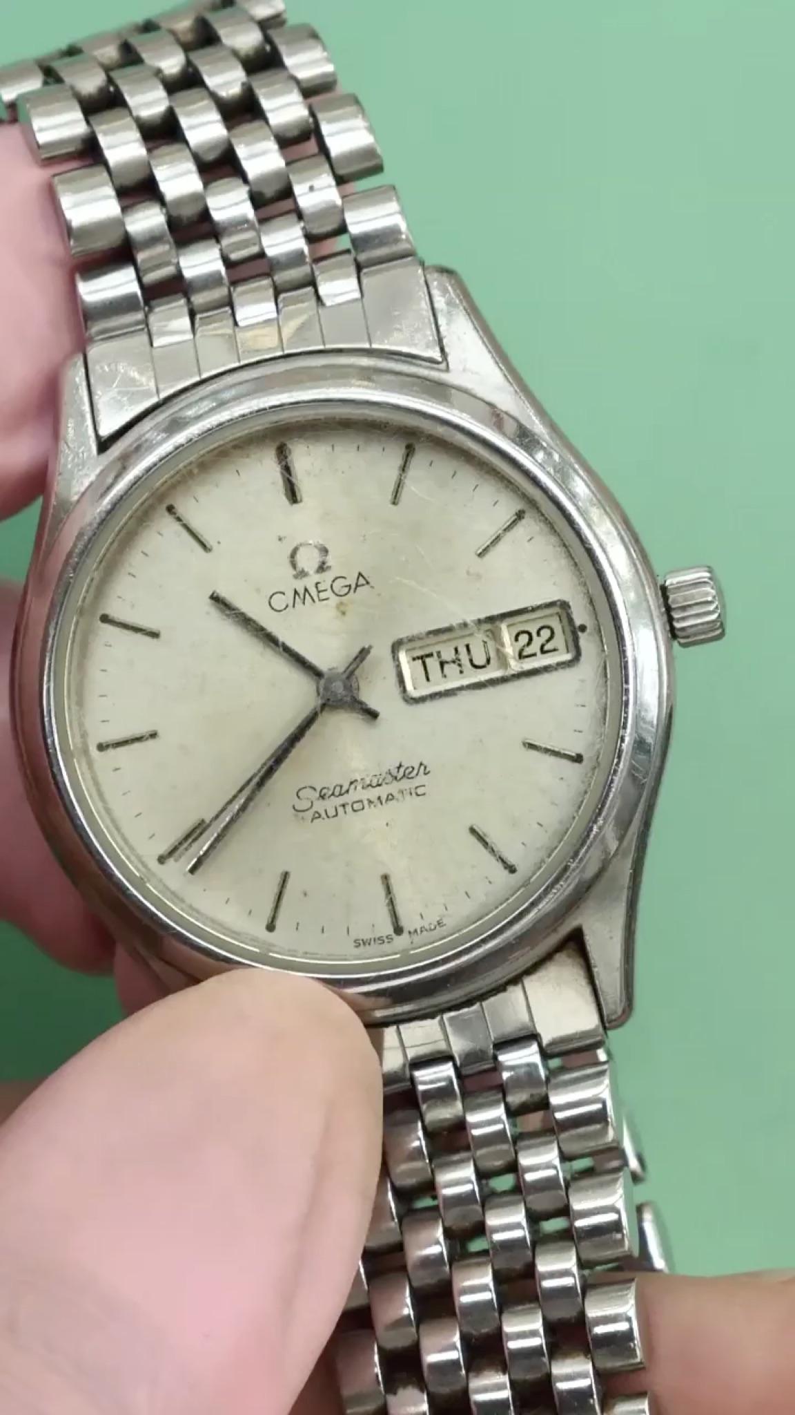 70年代的欧米茄老海马翻新