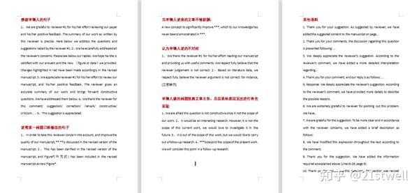 论文攻略|SCI中的Response to reviewer 万能模板 - 知乎