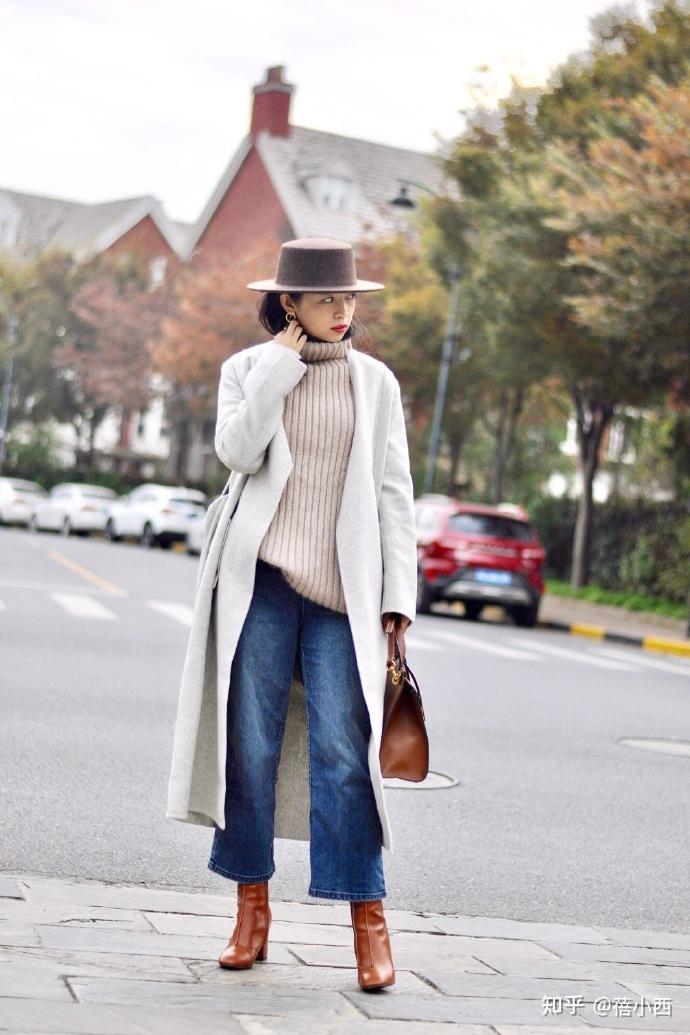 大衣买精不买多跟三木博主学搭配裤子半身裙超级显贵