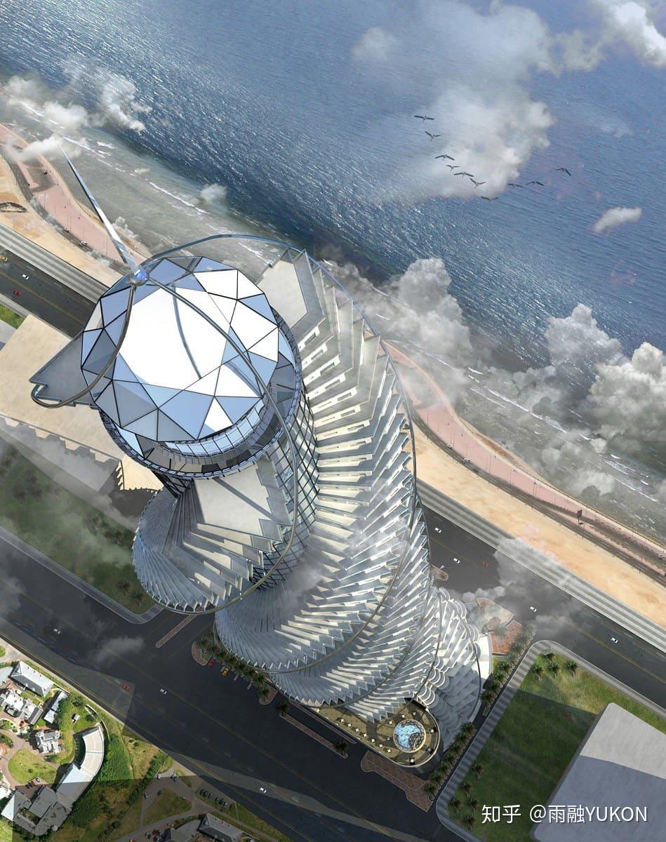 花70亿开工9年的高楼整座楼旋转360度全球首创却闲置烂尾多年