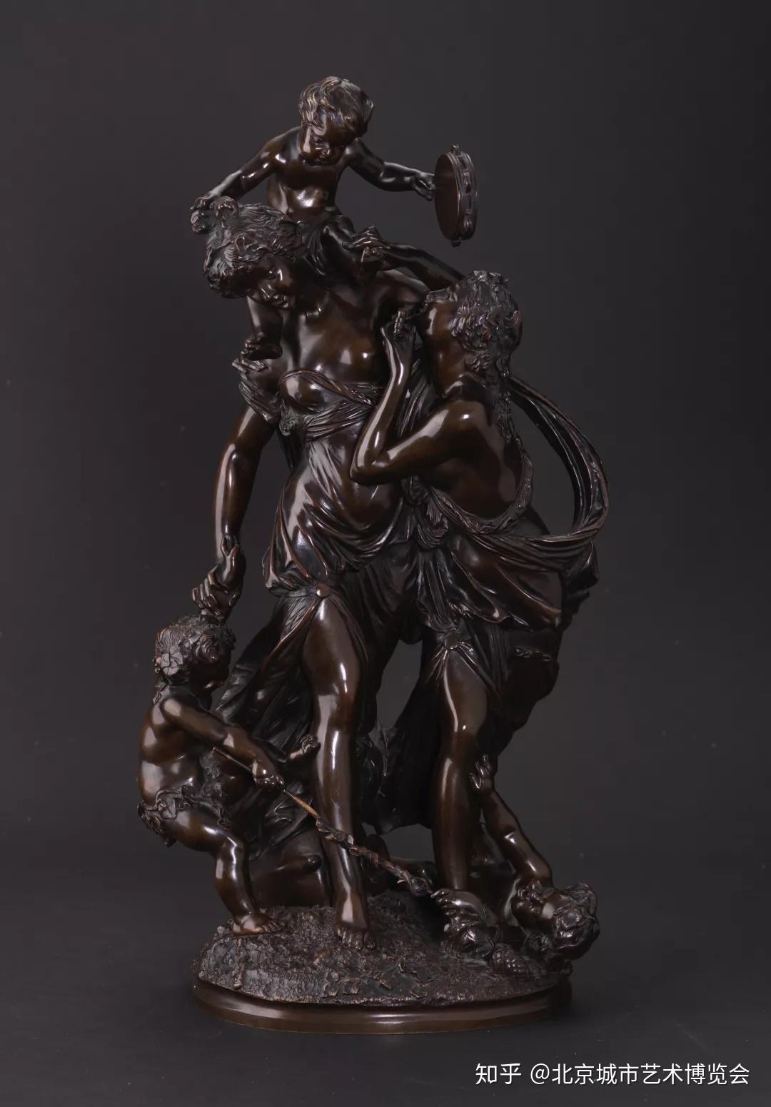 after clodion《欢快的女酒神们和小天神》after clodion( 1738