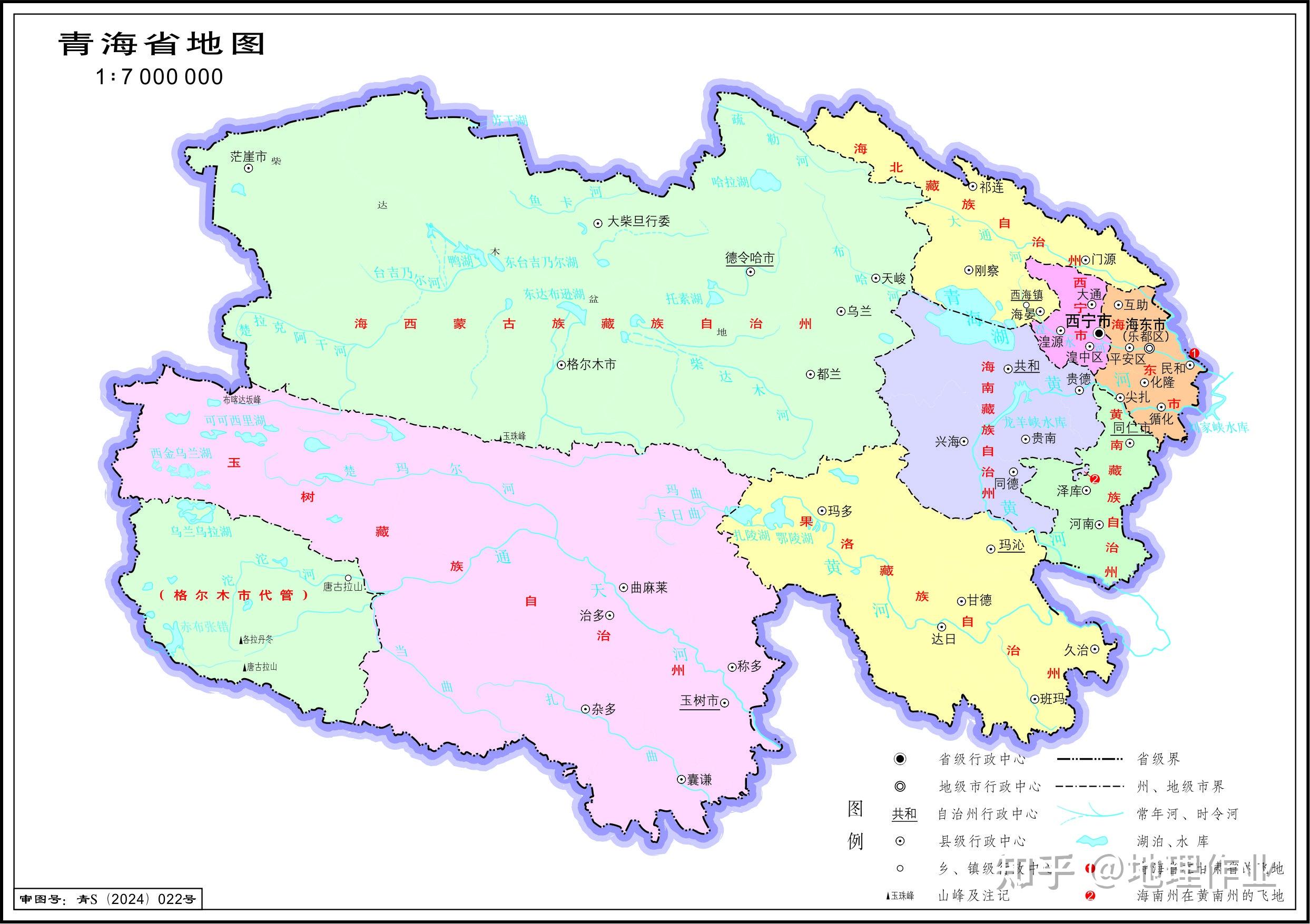 青海省地图 - 知乎