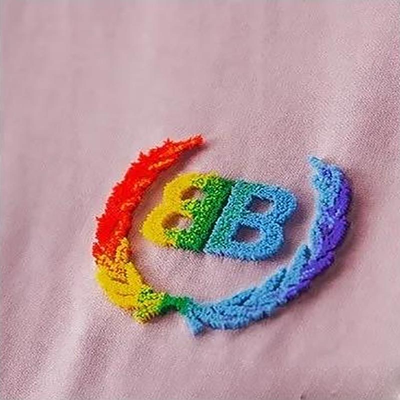 双面呢整片面料分层机牙刷绣配套设备