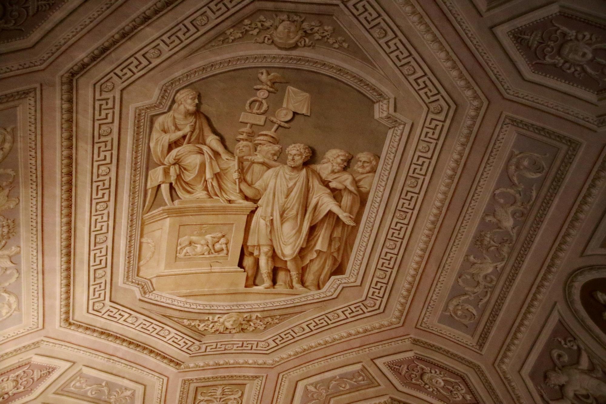 梵蒂冈博物馆详尽游览4挂毯陈列馆挂毯与长廊天顶烛台陈列馆坎代拉