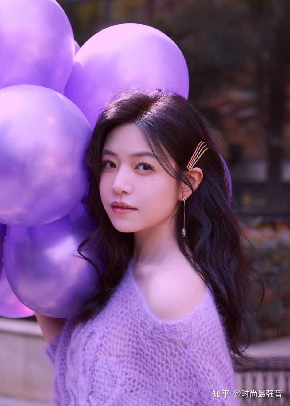 陈妍希紫色梦境写真释出 手捧气球笑容清甜可人 - 知乎