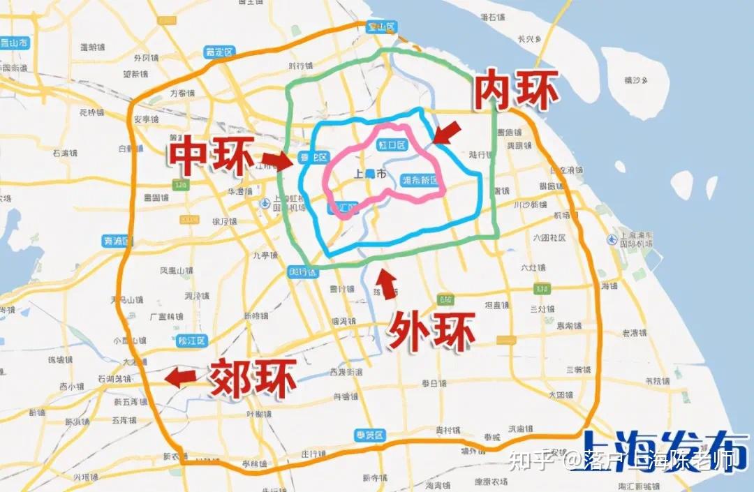 上海外环线地图中环图片