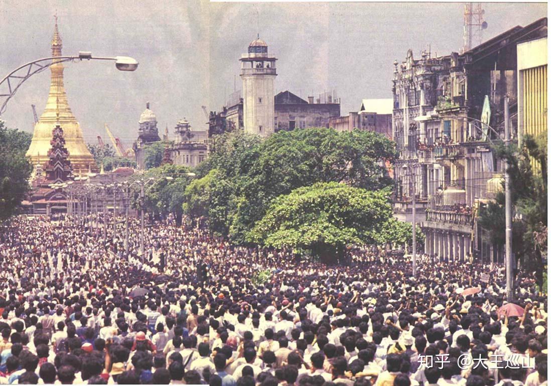 缅甸“8888民主运动”32周年,是和平抗议还是暴乱 知乎