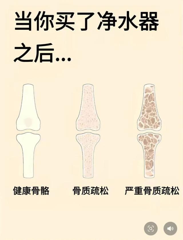 喝净水器的水会导致骨质疏松?真的假的?