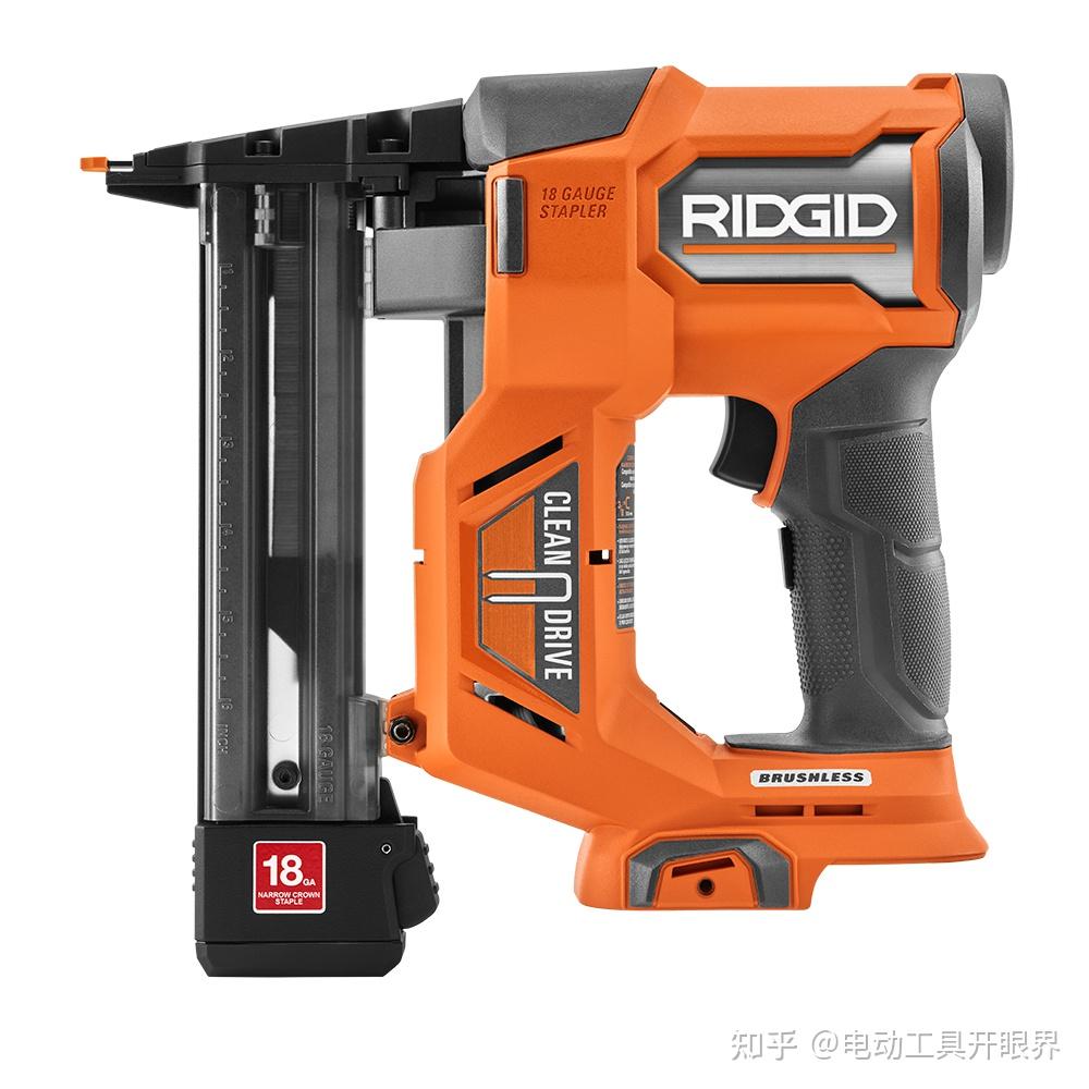 加码里奇ridgid新款18v电动码钉枪赏析
