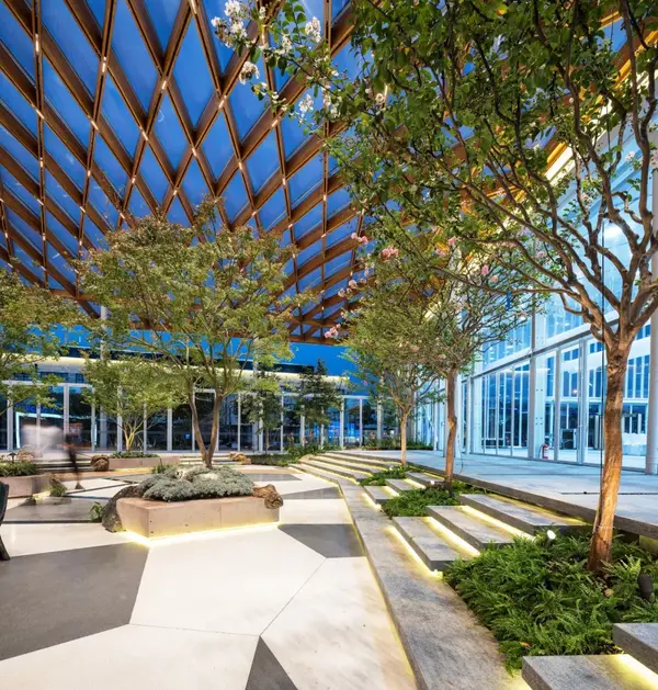 来看看中庭设计的漂亮的打开方式 看完开眼了 知乎