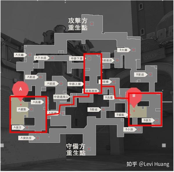 valorant相对csgo经典地图的差异化分析