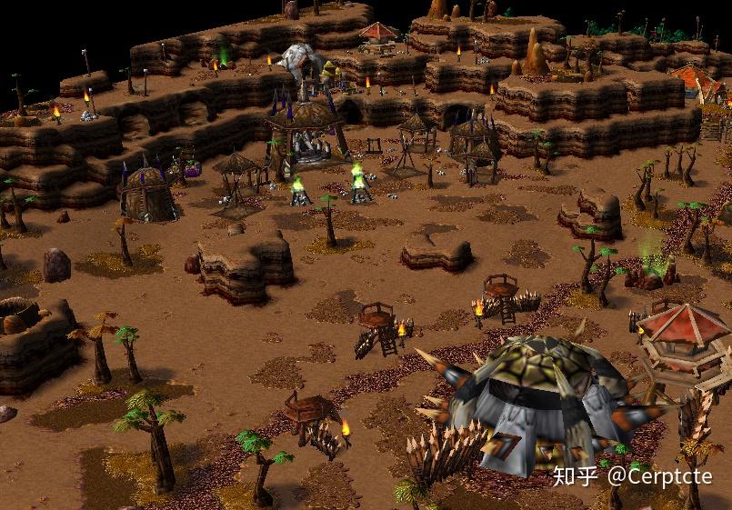 0前置任务中,萨鲁法尔就是在这座地洞前集结军队,北上进攻灰谷.