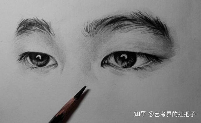 广州江山画室素描五官的详细画法人物素描头像五官画法