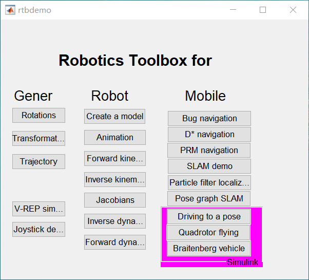 Matlab Robotics工具包简介