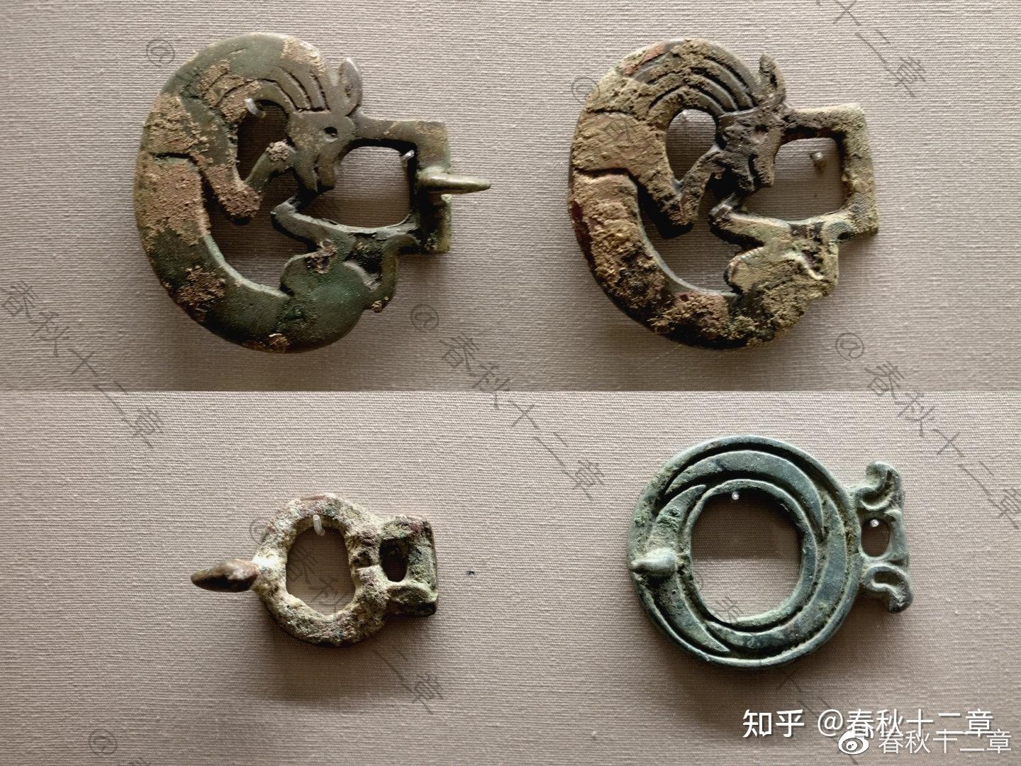 小说首饰|战国鎏金嵌玉镶琉璃银带钩 堪称带钩华美之最 - 知乎
